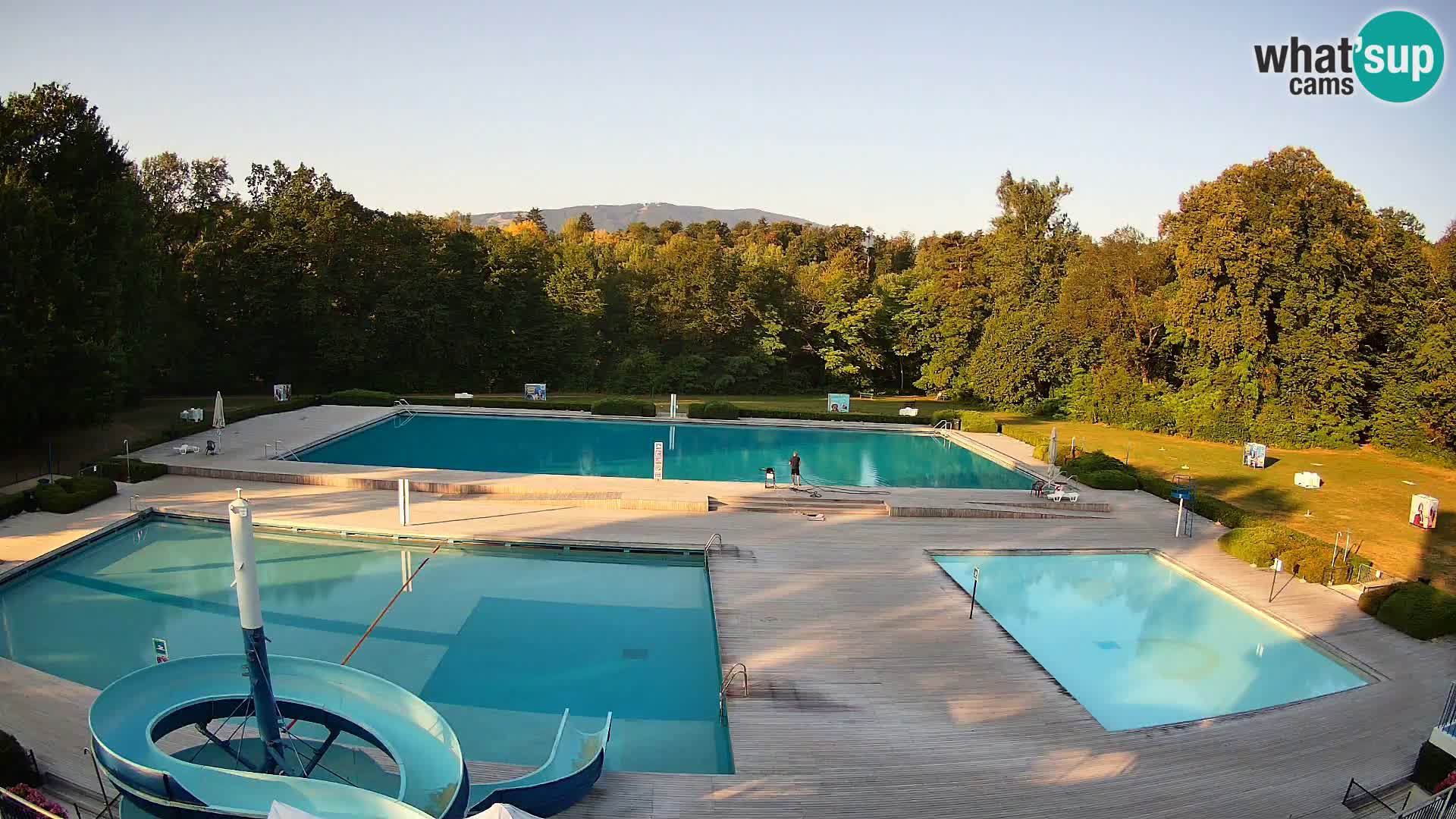 Webcam Kopališče Mariborski otok – Maribor Island Swimming Pool