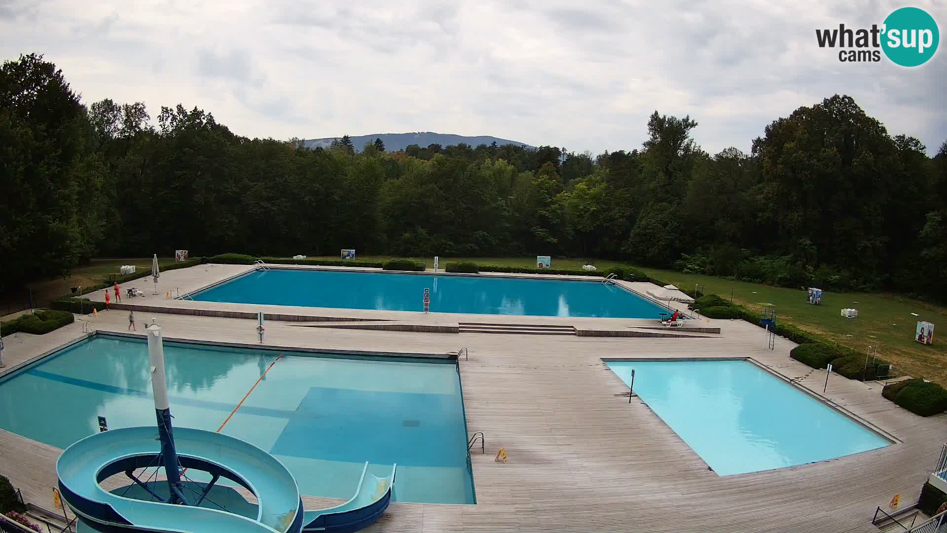Webcam Schwimmbad der Insel Maribor