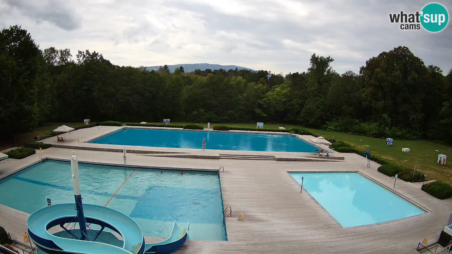 Webcam Schwimmbad der Insel Maribor