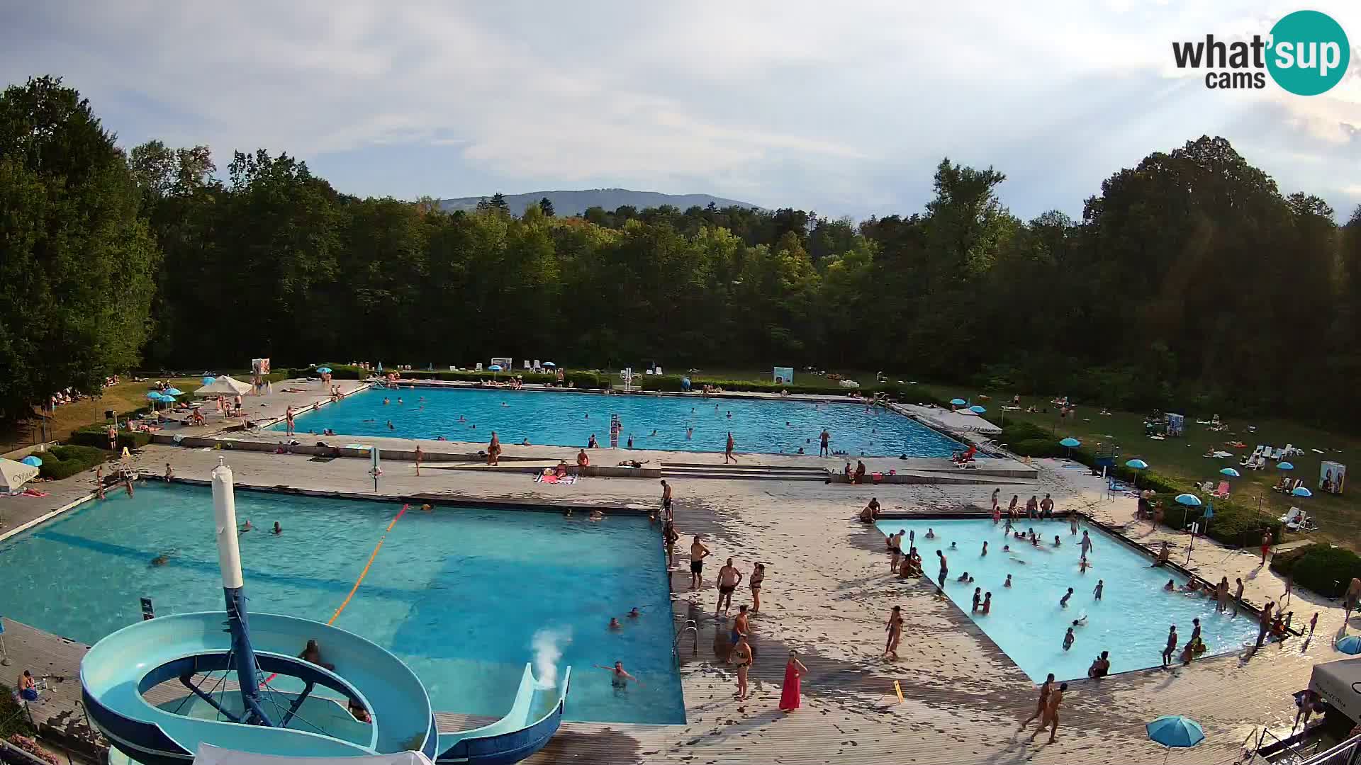 Webcam Kopališče Mariborski otok – Maribor Island Swimming Pool