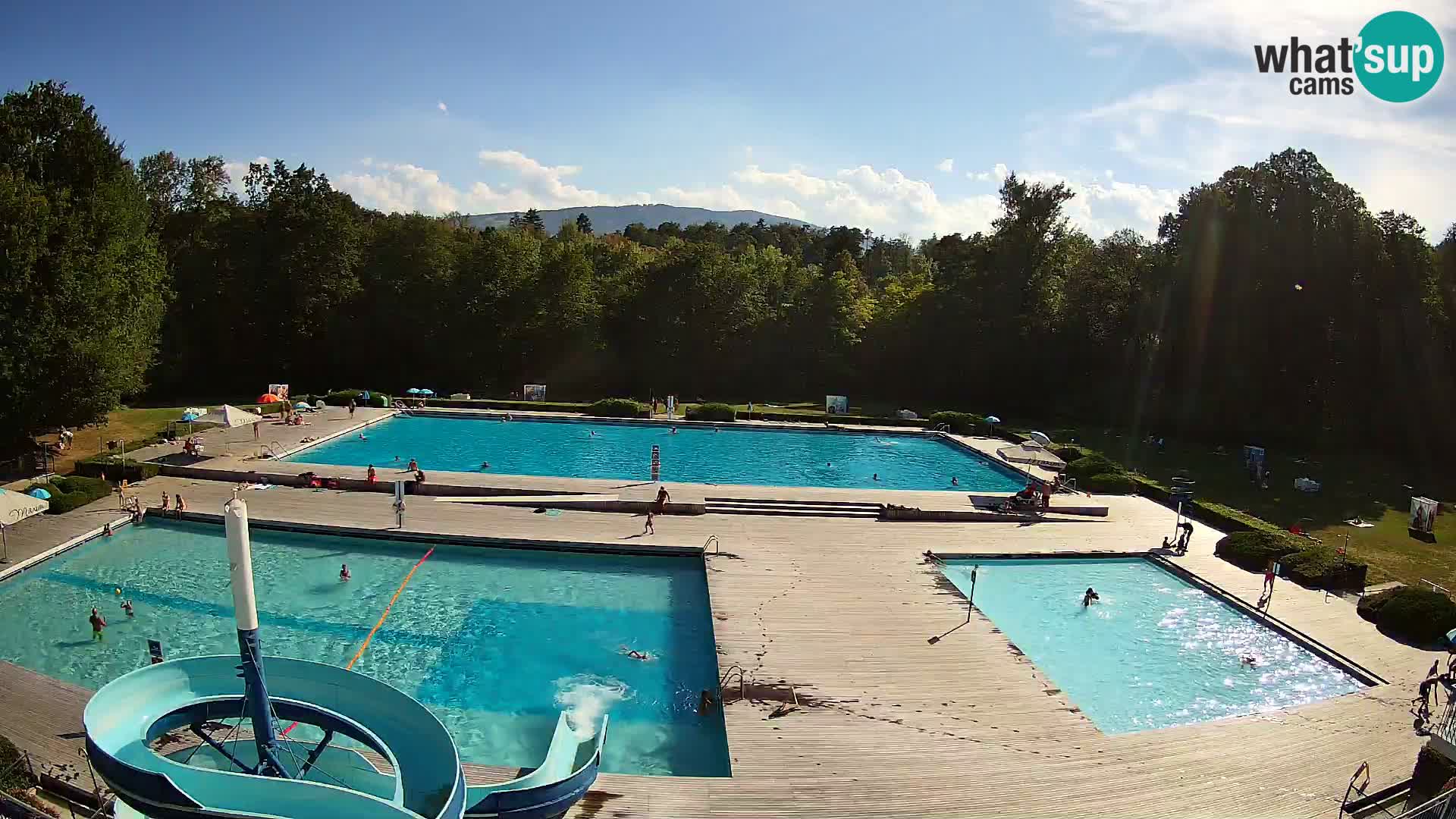 Webcam Kopališče Mariborski otok – Maribor Island Swimming Pool