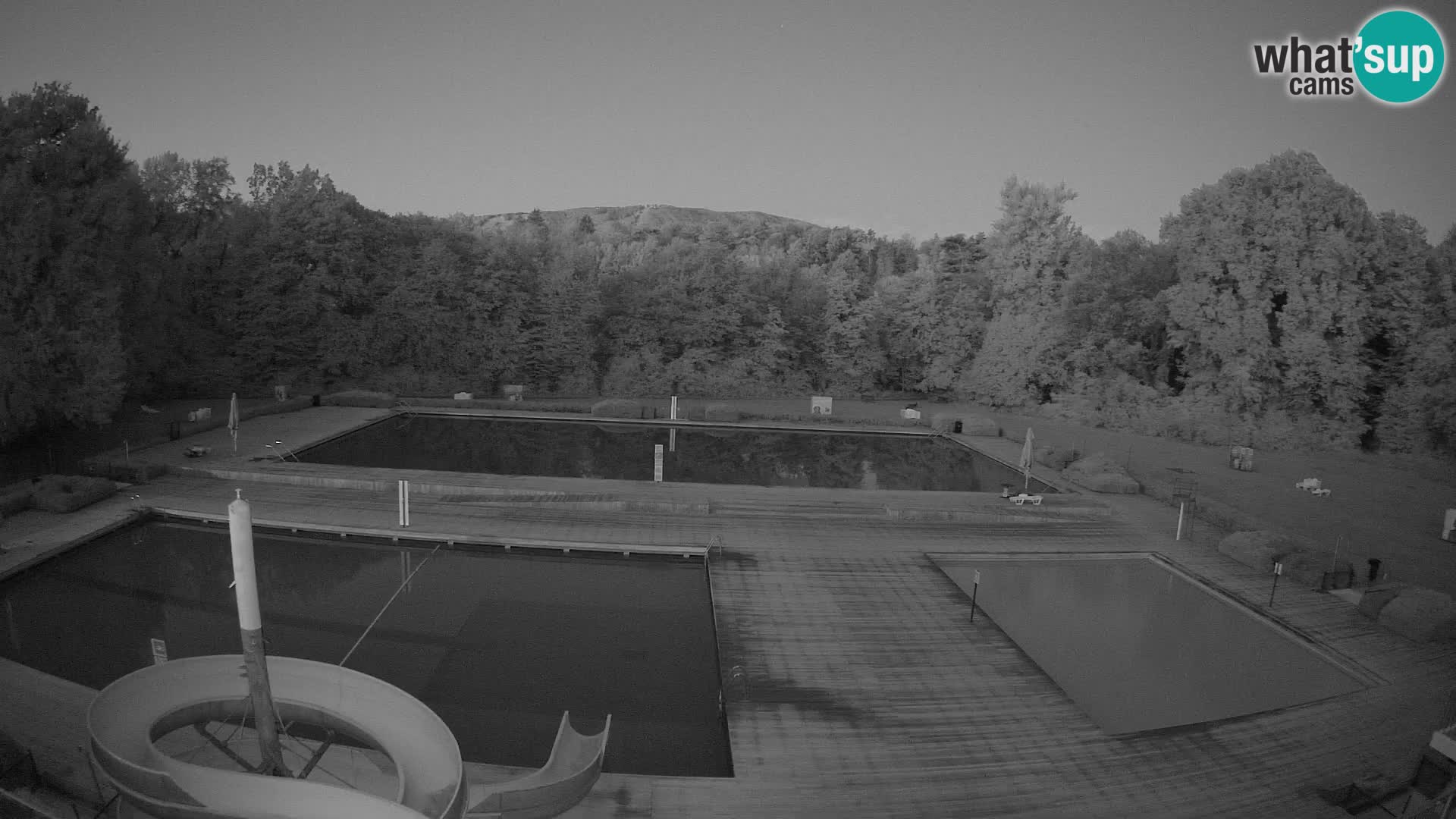 Webcam Schwimmbad der Insel Maribor
