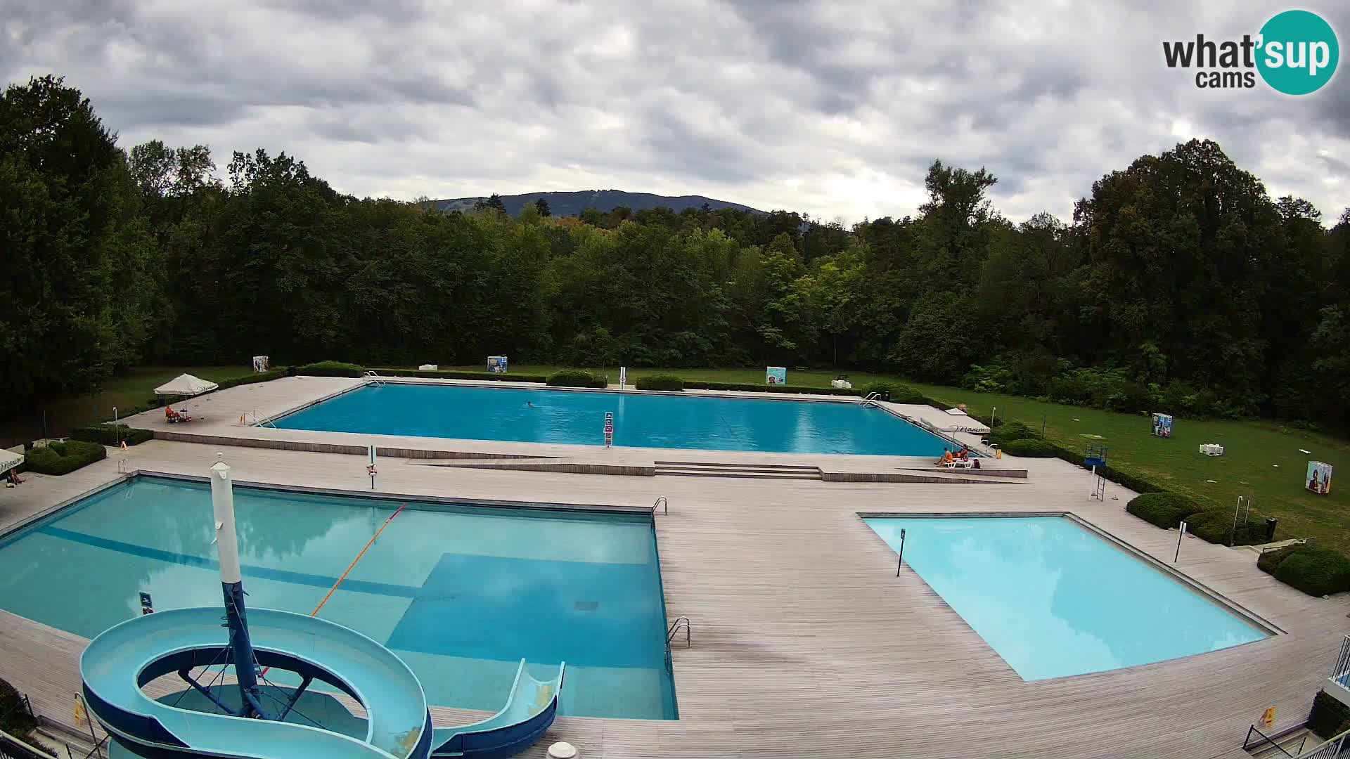 Webcam Schwimmbad der Insel Maribor