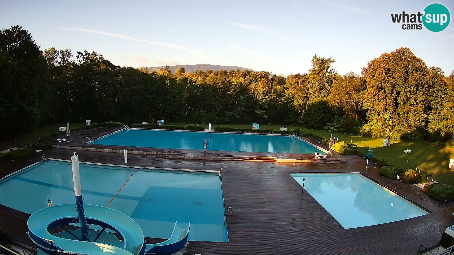Webcam Kopališče Mariborski otok – Maribor Island Swimming Pool