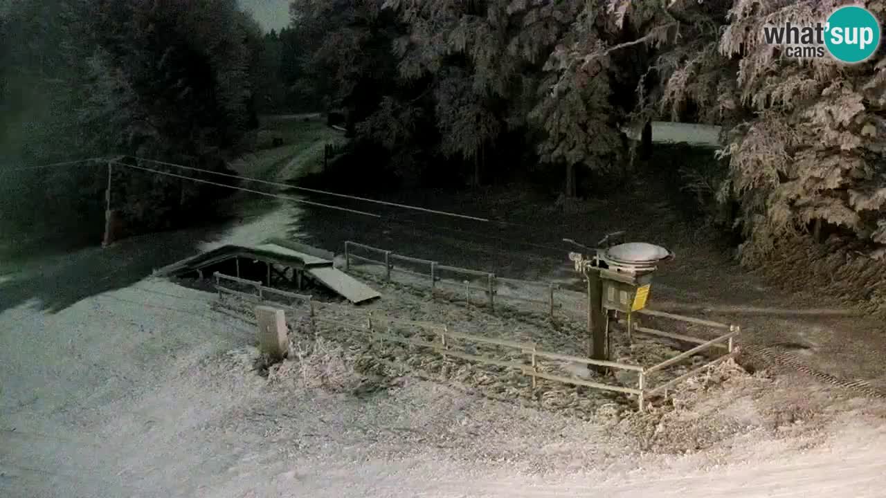 Pohorje – Areh – Pogled na vlečnico Ruška