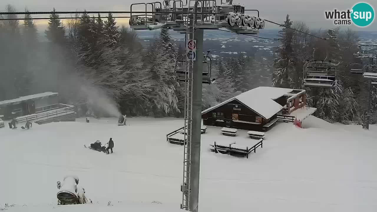 Pohorje – Areh – Pogled na vlečnico Ruška