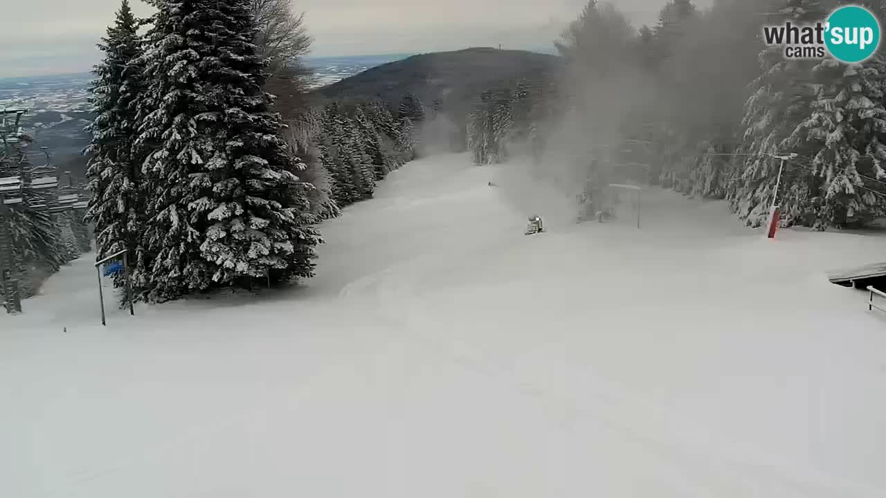 Pohorje – Areh – Pogled na vlečnico Ruška