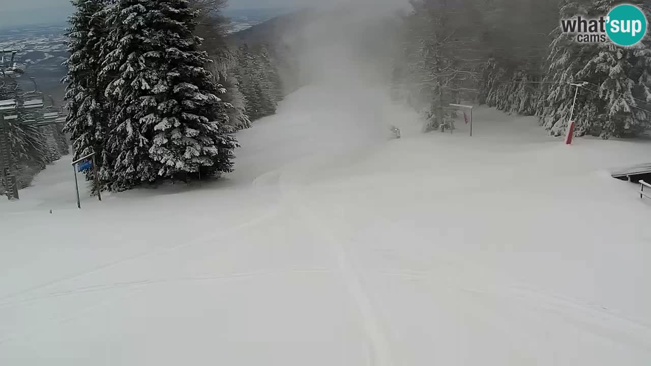 Pohorje – Areh – Pogled na vlečnico Ruška