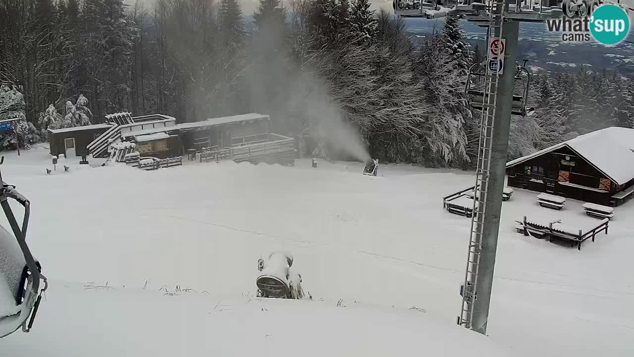 Pohorje – Areh – Pogled na vlečnico Ruška