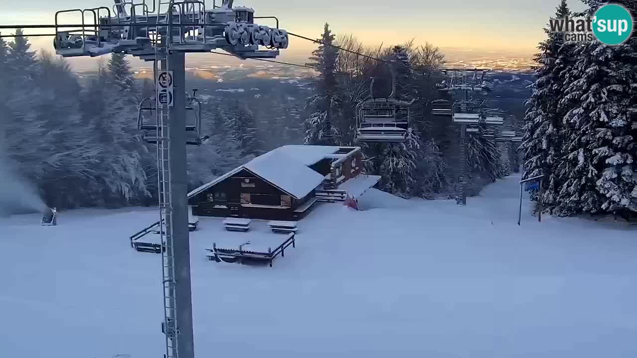 Pohorje – Areh – Pogled na vlečnico Ruška