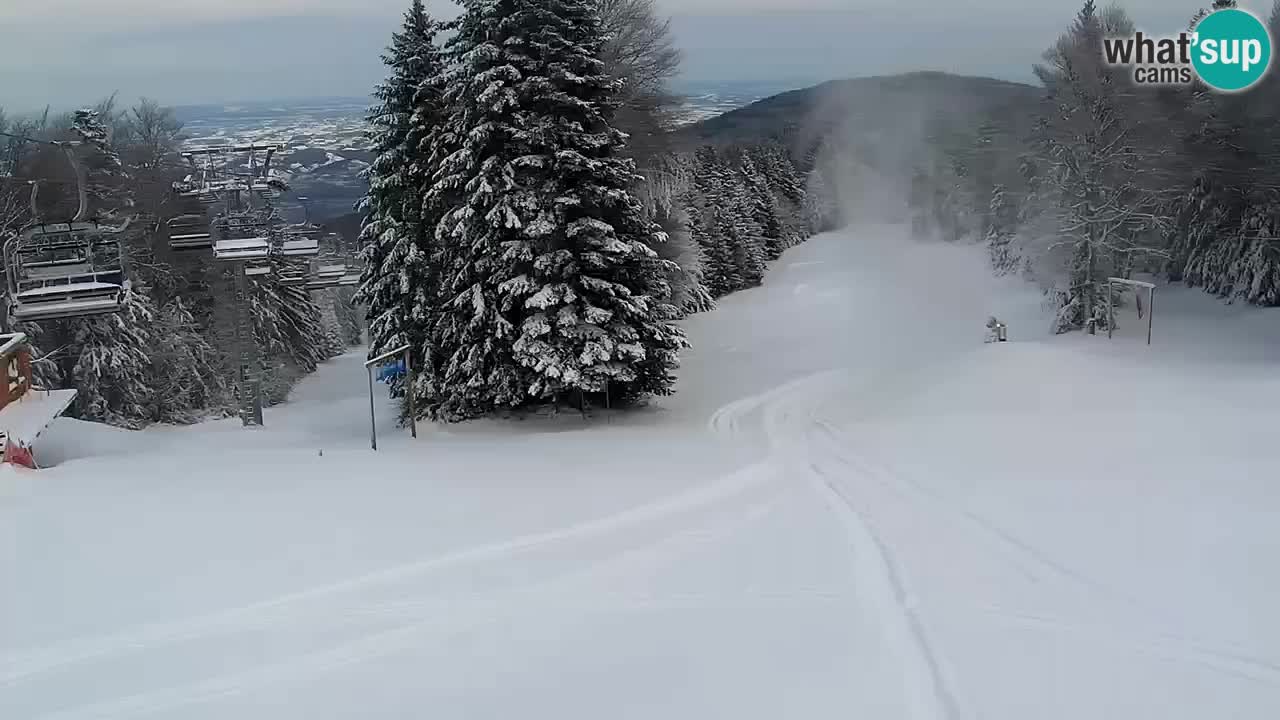 Pohorje – Areh – Pogled na vlečnico Ruška