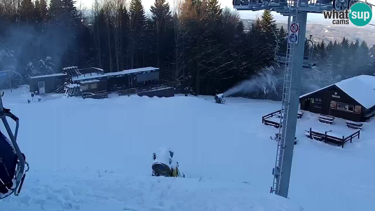 Pohorje – Areh – Pogled na vlečnico Ruška