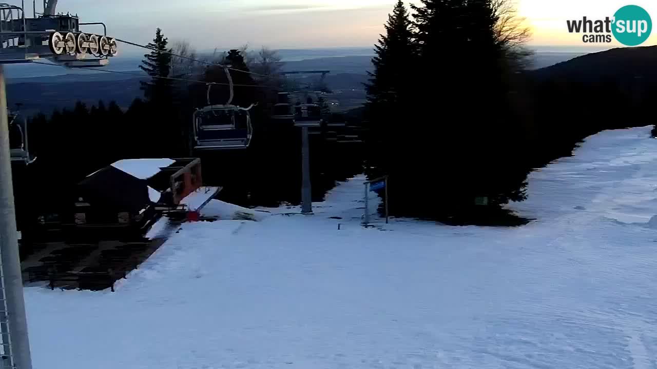 Smučišče Mariborsko Pohorje – spletna kamera Ruška zgoraj