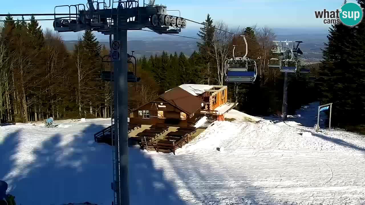 Pohorje – Areh – Pogled na vlečnico Ruška