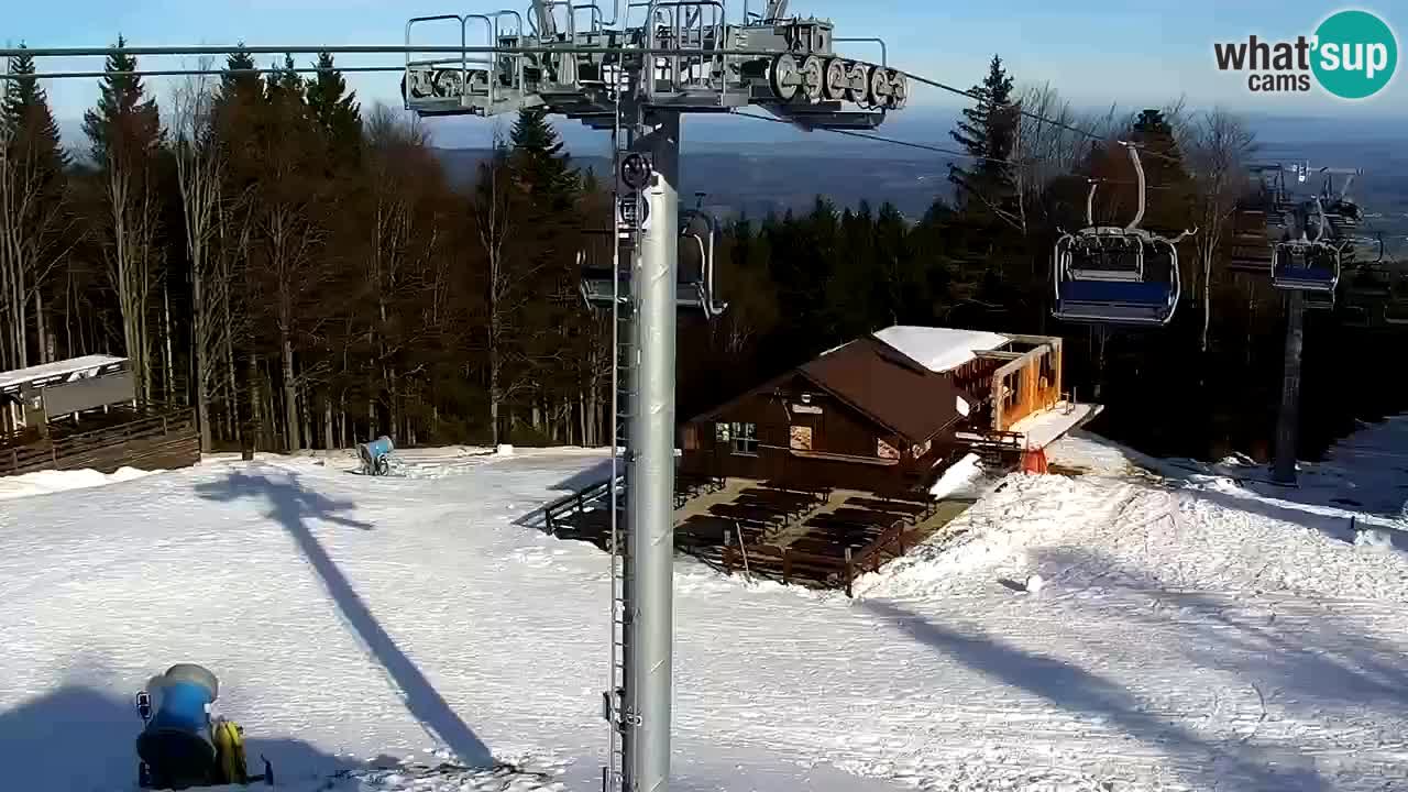 Pohorje – Areh – Pogled na vlečnico Ruška