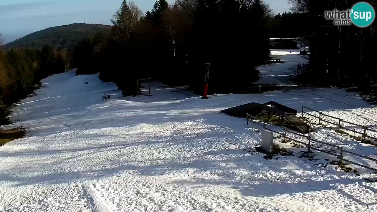 Pohorje – Areh – Pogled na vlečnico Ruška