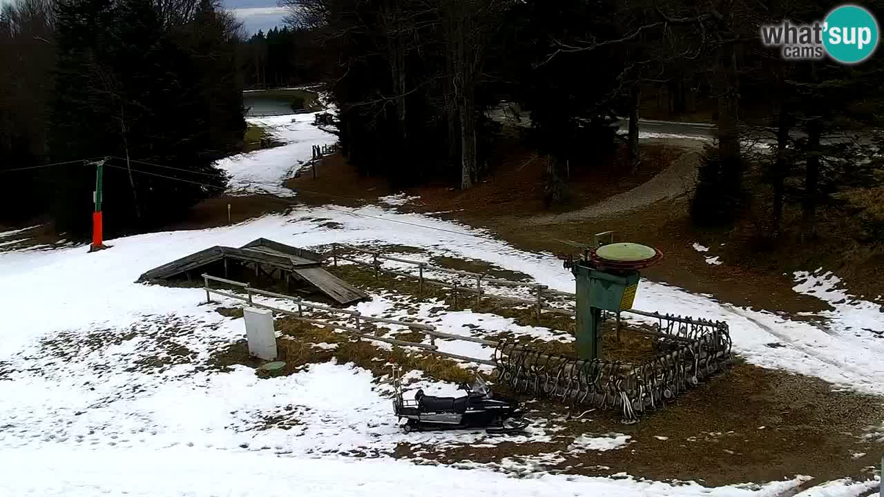 Pohorje – Areh – Pogled na vlečnico Ruška