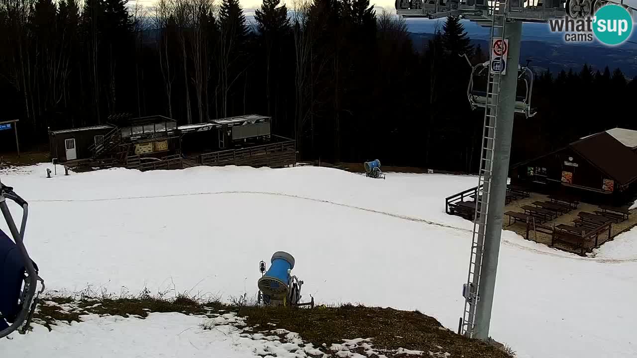 Smučišče Mariborsko Pohorje – spletna kamera Ruška zgoraj