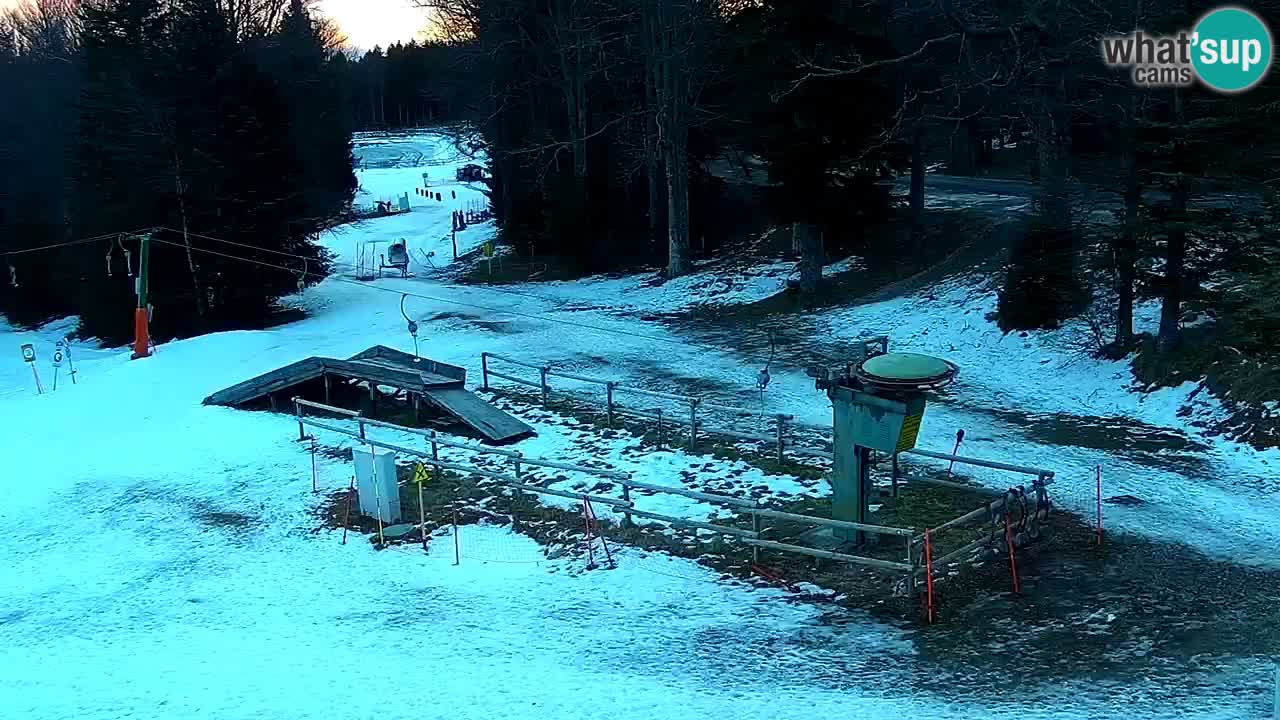 Pohorje – Areh – Pogled na vlečnico Ruška