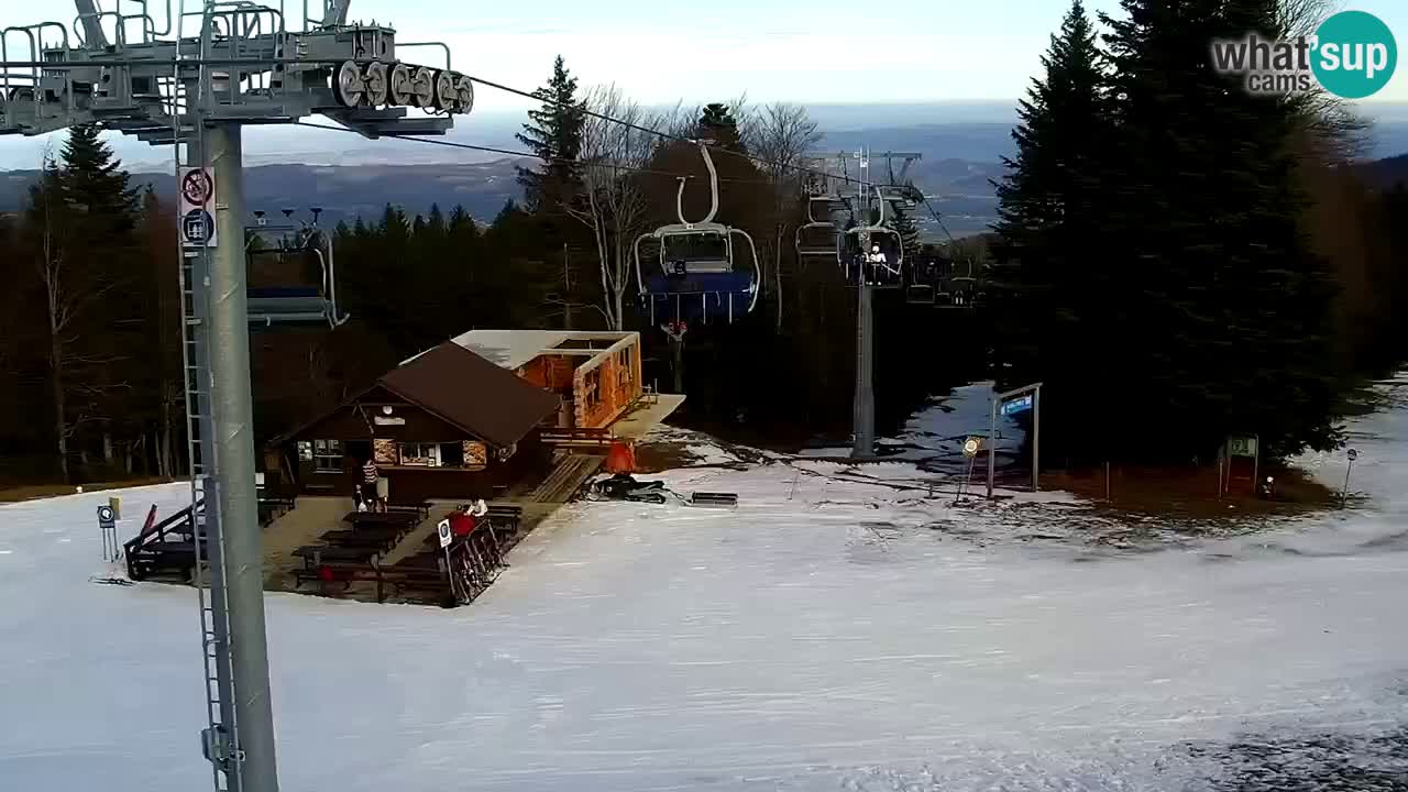 Pohorje – Areh – Pogled na vlečnico Ruška