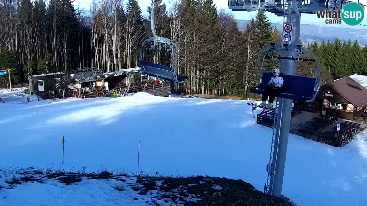 Smučišče Mariborsko Pohorje – spletna kamera Ruška zgoraj