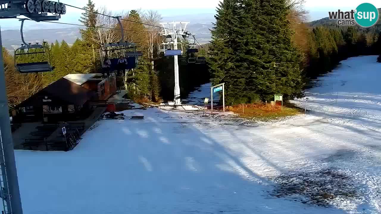 Pohorje – Areh – Pogled na vlečnico Ruška