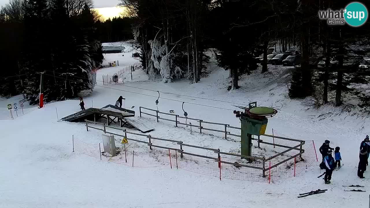 Pohorje – Areh – Pogled na vlečnico Ruška