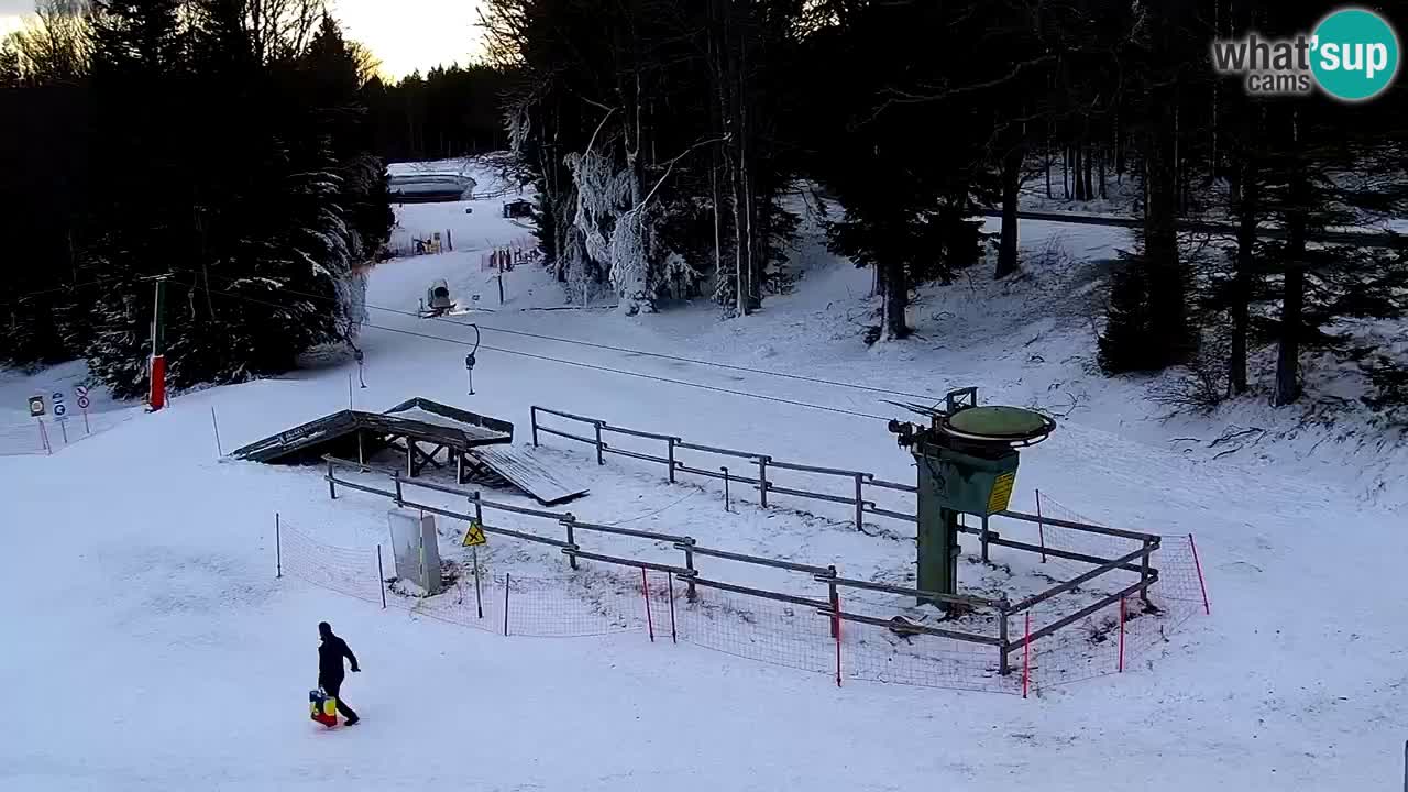 Pohorje – Areh – Pogled na vlečnico Ruška