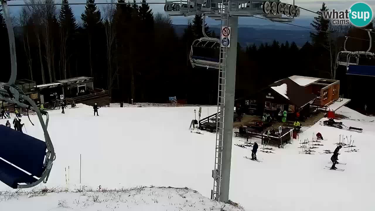 Stations de ski Maribor Pohorje web cam Ruška