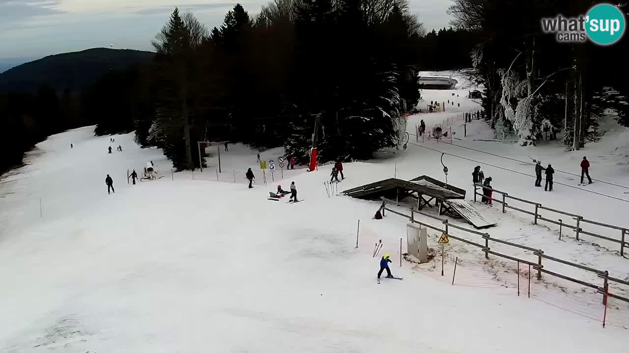 Pohorje – Areh – Pogled na vlečnico Ruška