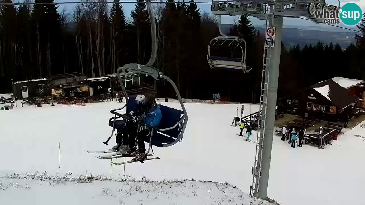 Pohorje – Areh – Pogled na vlečnico Ruška