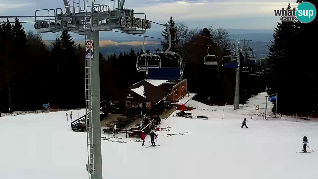 Stations de ski Maribor Pohorje web cam Ruška