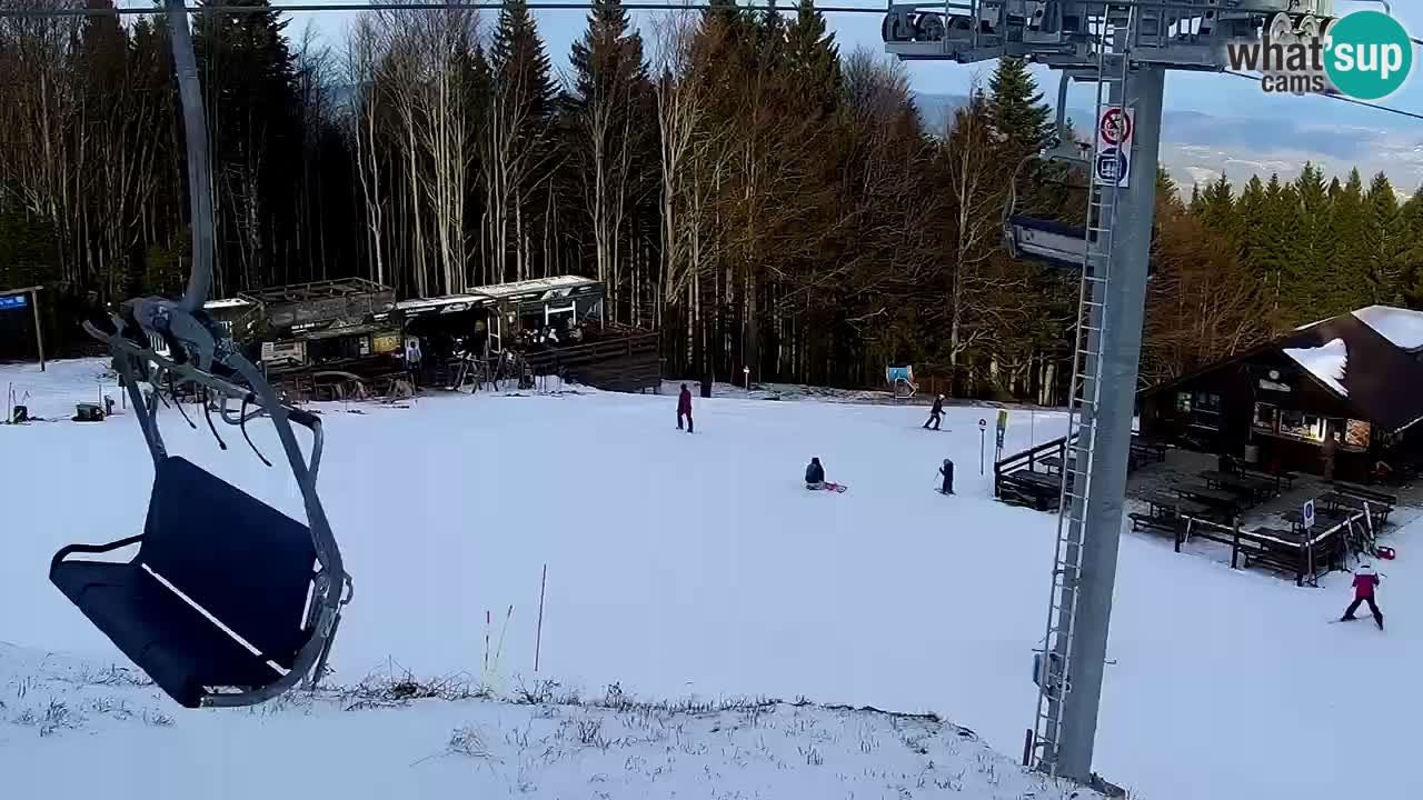 Pohorje – Areh – Pogled na vlečnico Ruška