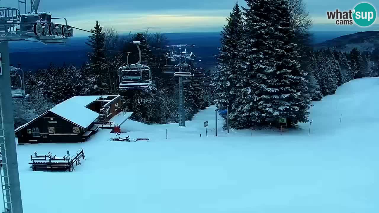 Smučišče Mariborsko Pohorje – spletna kamera Ruška zgoraj