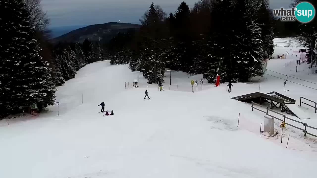 Pohorje – Areh – Pogled na vlečnico Ruška