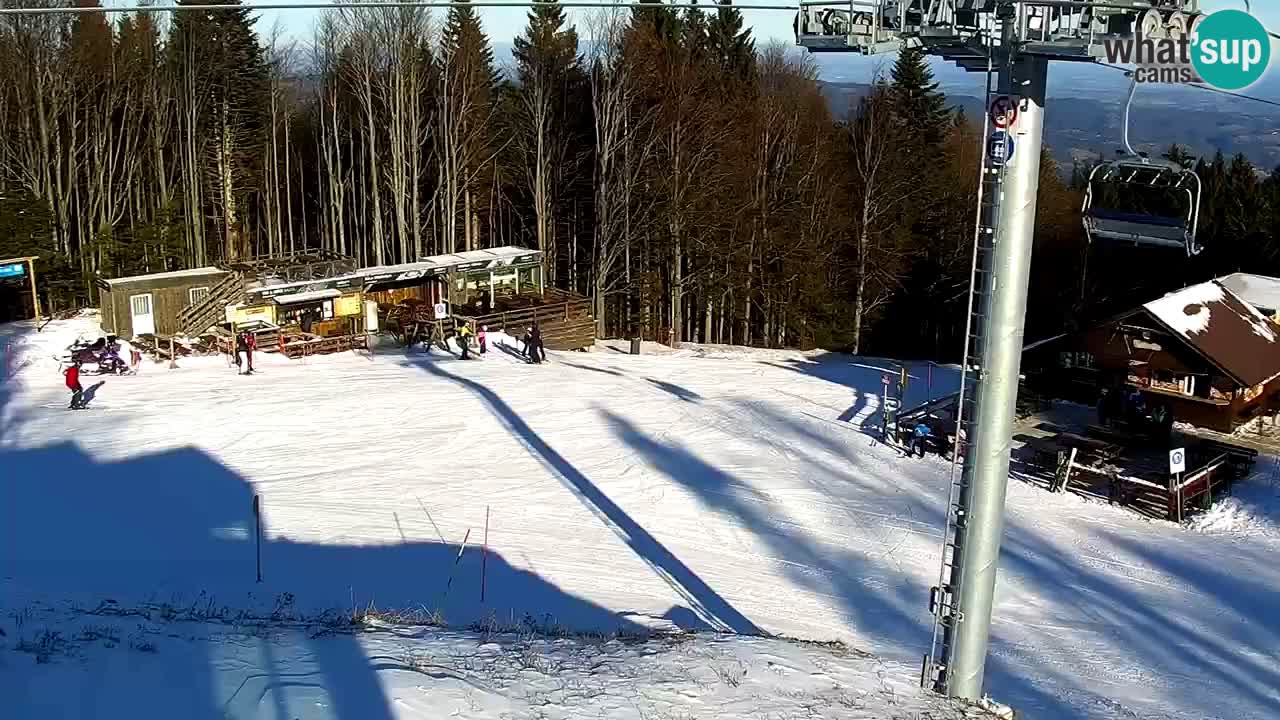 Stations de ski Maribor Pohorje web cam Ruška