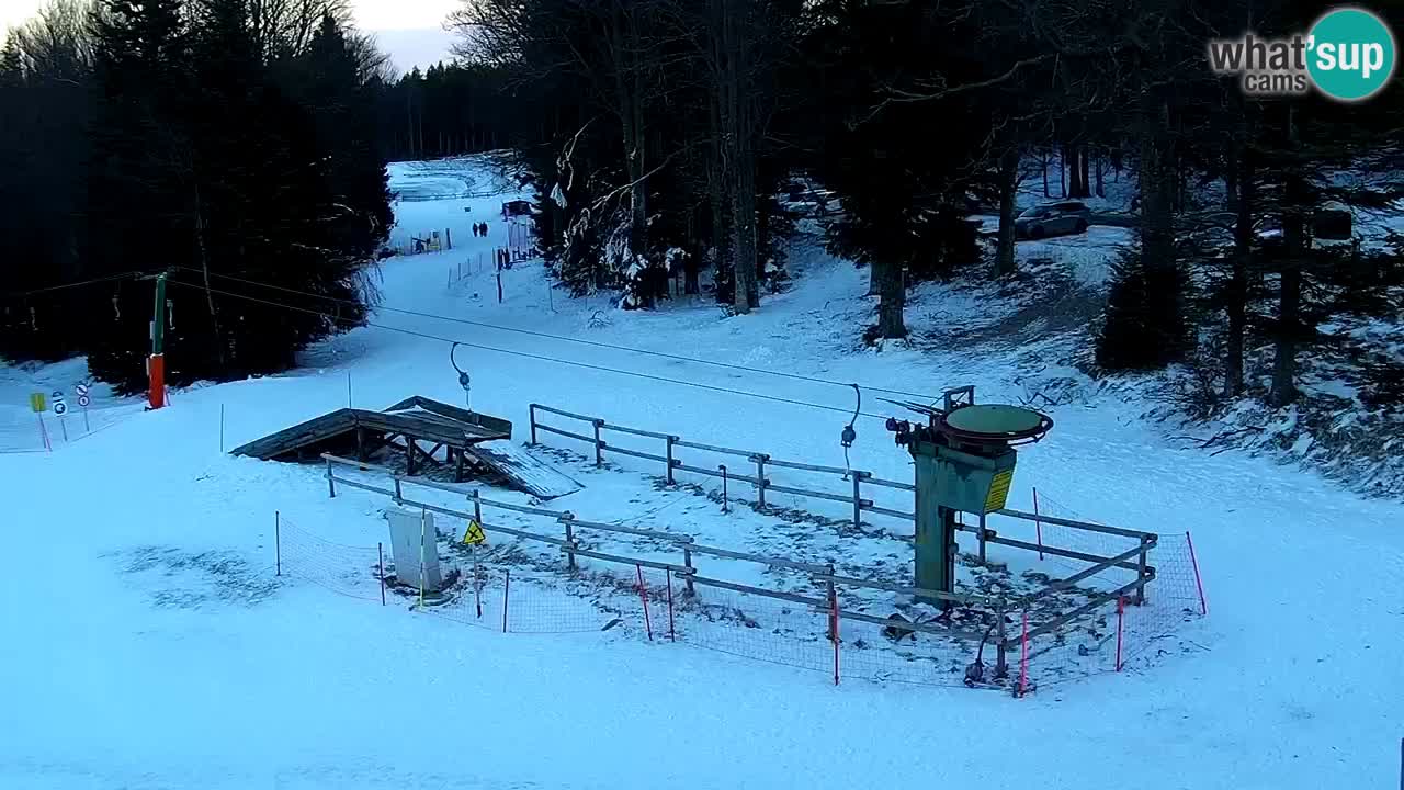 Pohorje – Areh – Pogled na vlečnico Ruška