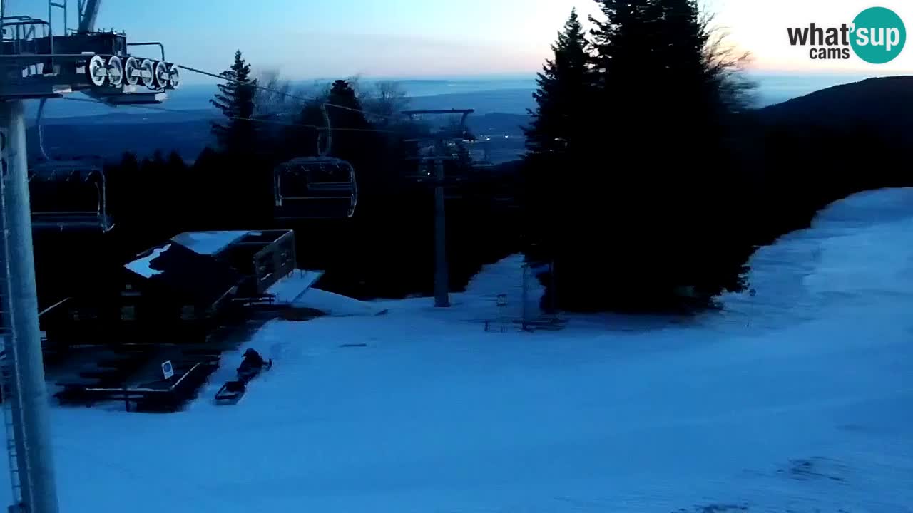 Pohorje – Areh – Pogled na vlečnico Ruška