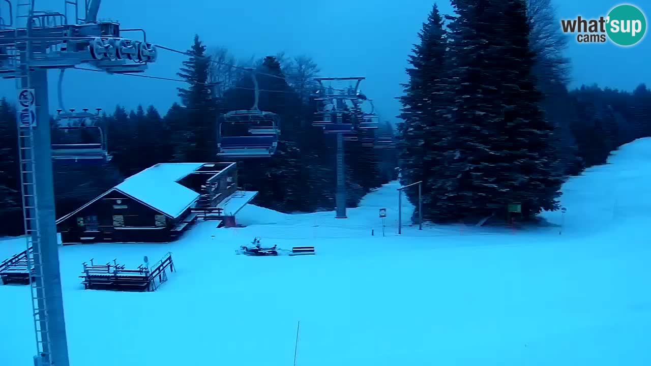 Stations de ski Maribor Pohorje web cam Ruška