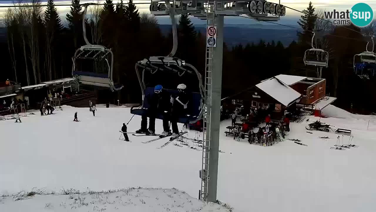 Stations de ski Maribor Pohorje web cam Ruška