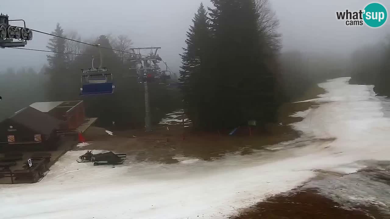 Smučišče Mariborsko Pohorje – spletna kamera Ruška zgoraj