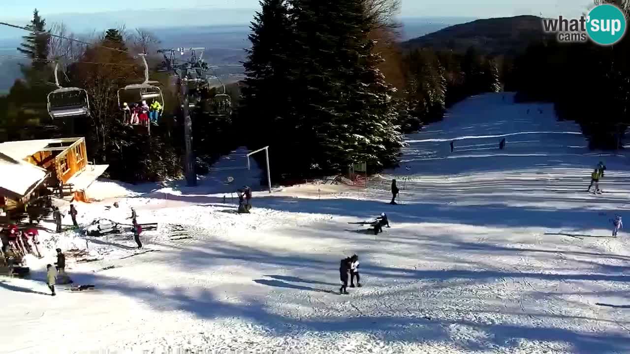 Pohorje – Areh – Pogled na vlečnico Ruška