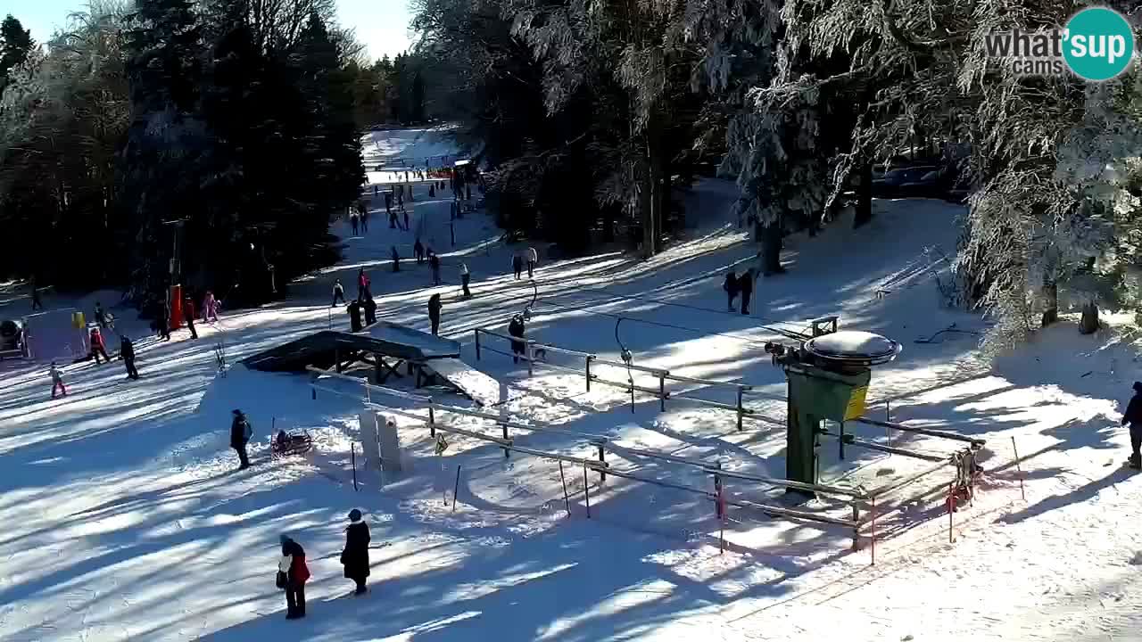 Pohorje – Areh – Pogled na vlečnico Ruška