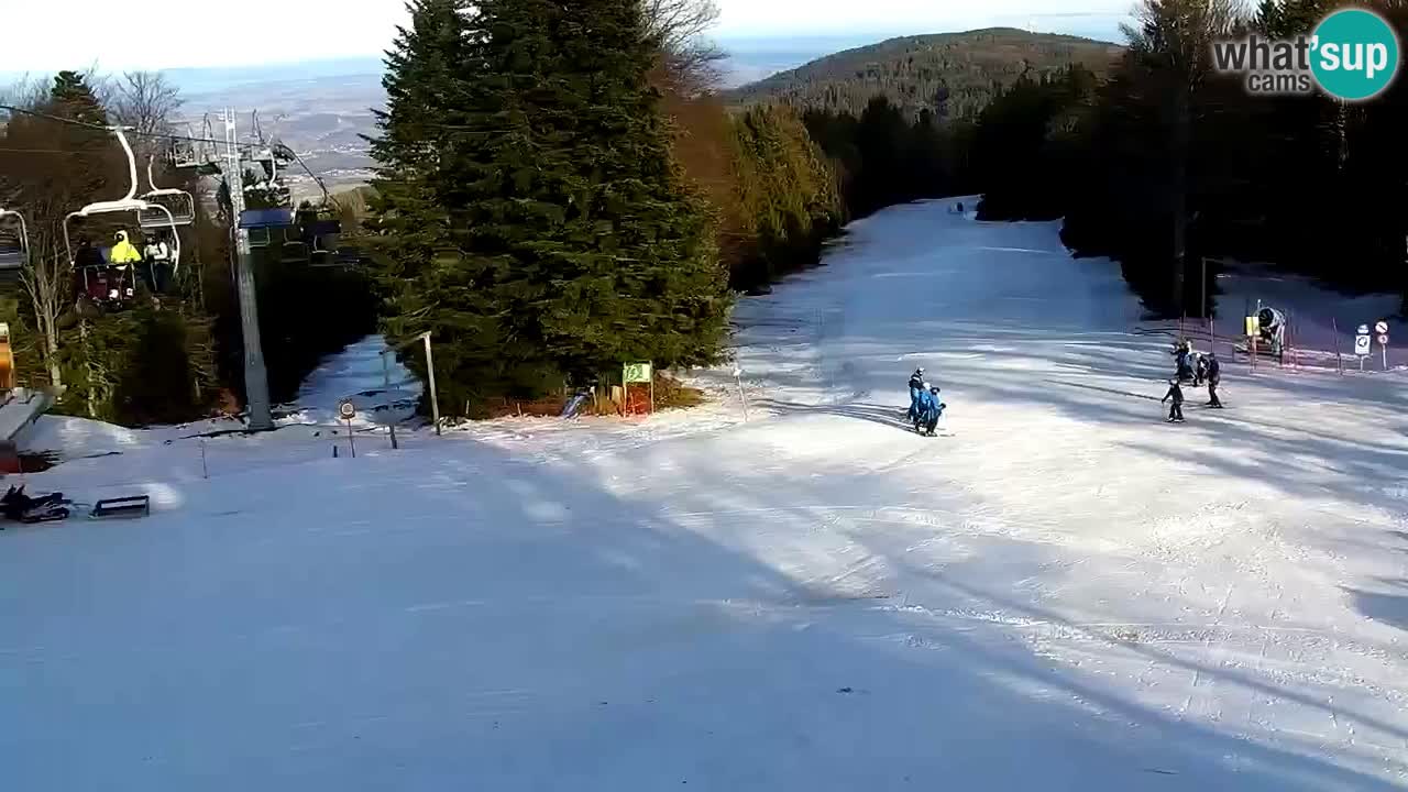 Pohorje – Areh – Pogled na vlečnico Ruška