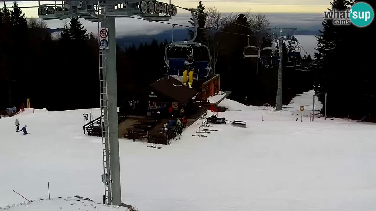 Stations de ski Maribor Pohorje web cam Ruška