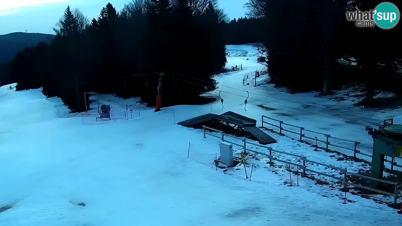 Smučišče Mariborsko Pohorje – spletna kamera Ruška zgoraj