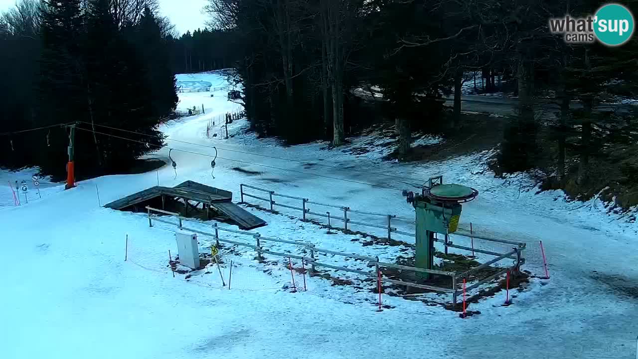 Smučišče Mariborsko Pohorje – spletna kamera Ruška zgoraj