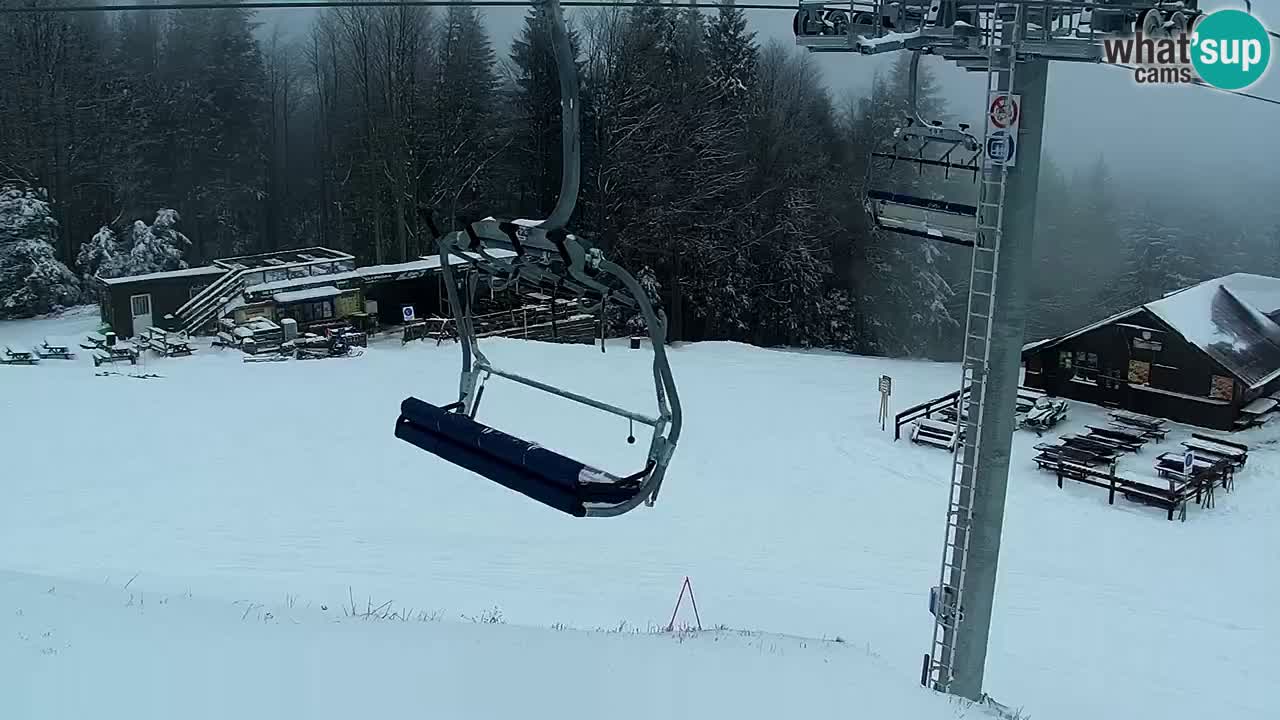 Smučišče Mariborsko Pohorje – spletna kamera Ruška zgoraj