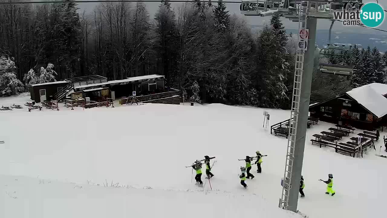 Smučišče Mariborsko Pohorje – spletna kamera Ruška zgoraj