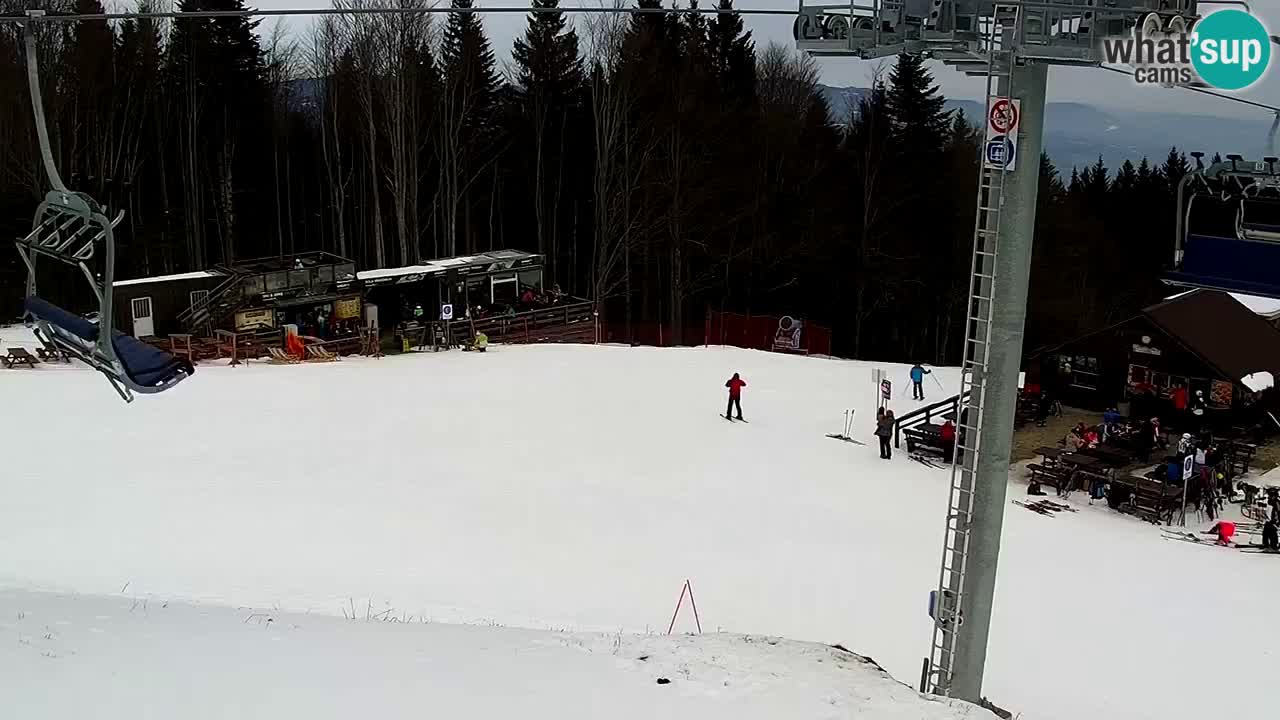 Pohorje – Areh – Pogled na vlečnico Ruška